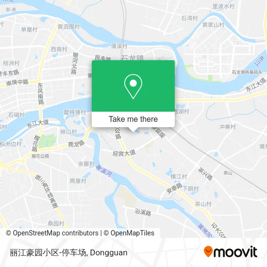 丽江豪园小区-停车场 map