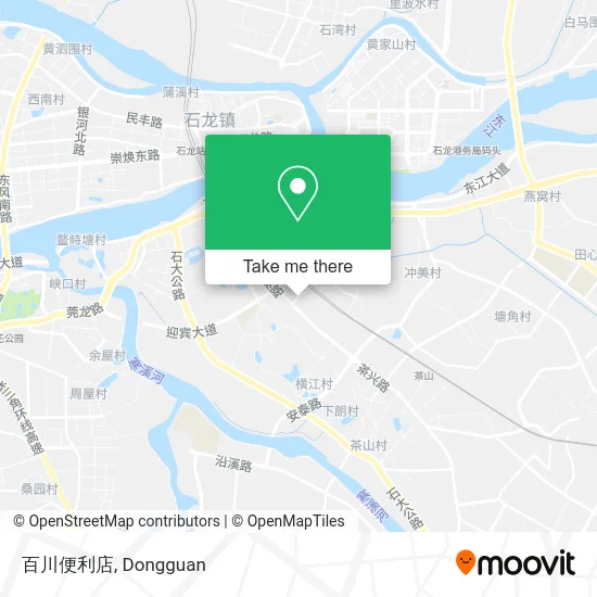 百川便利店 map