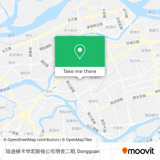 陆逊梯卡华宏眼镜公司增资二期 map