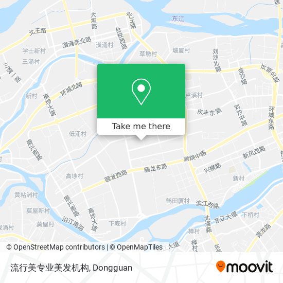 流行美专业美发机构 map