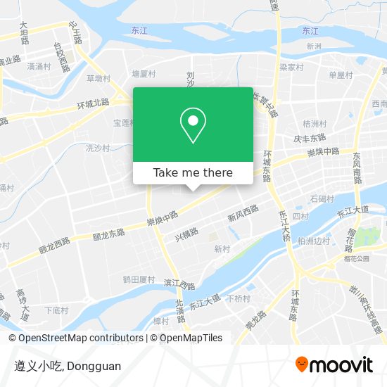 遵义小吃 map