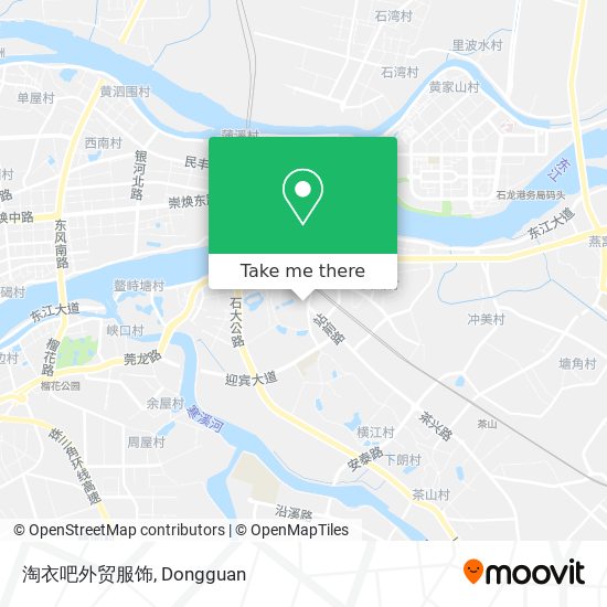 淘衣吧外贸服饰 map