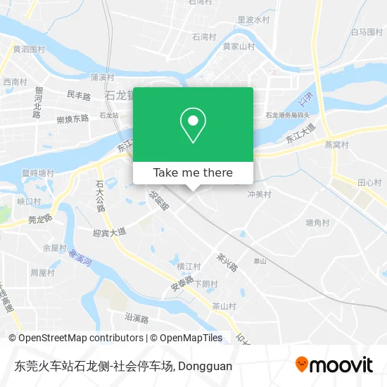 东莞火车站石龙侧-社会停车场 map