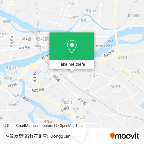 名流发型设计(石龙店) map