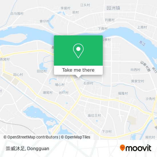 崇威沐足 map