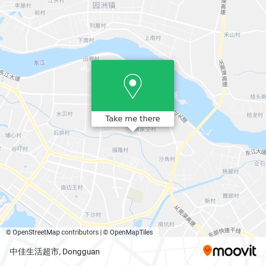 中佳生活超市 map