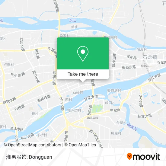 潮男服饰 map
