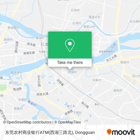 东莞农村商业银行ATM(西湖三路北) map