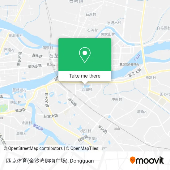 匹克体育(金沙湾购物广场) map