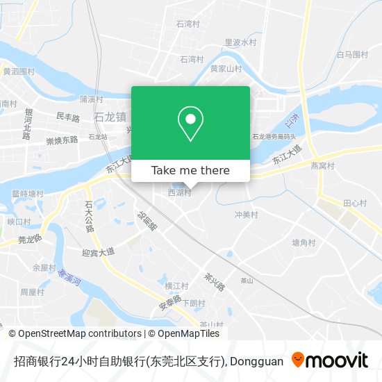 招商银行24小时自助银行(东莞北区支行) map
