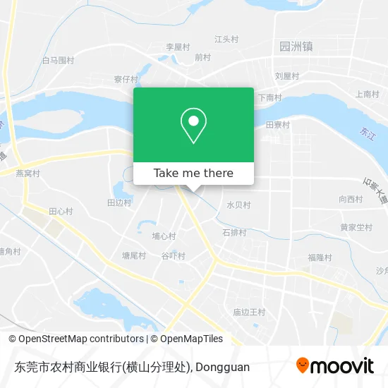 东莞市农村商业银行(横山分理处) map