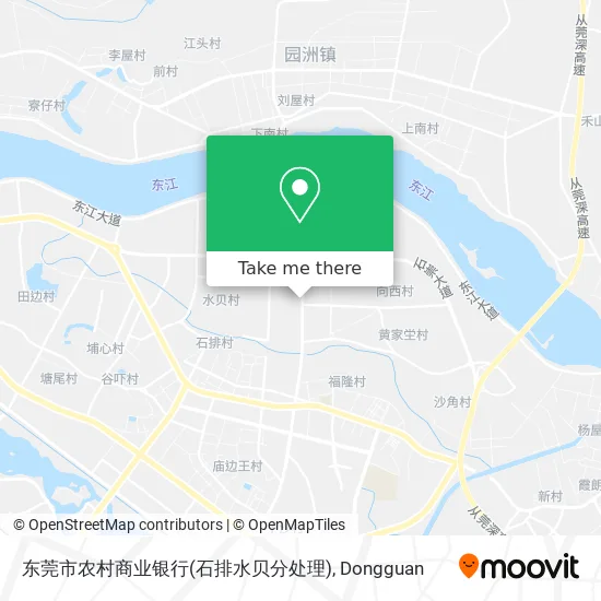 东莞市农村商业银行(石排水贝分处理) map