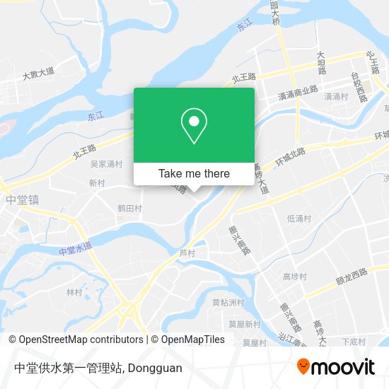 中堂供水第一管理站 map