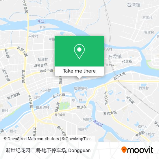 新世纪花园二期-地下停车场 map
