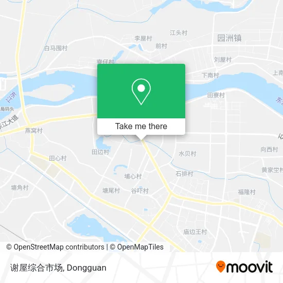 谢屋综合市场 map