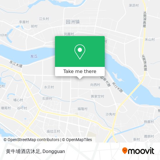 黄牛埔酒店沐足 map