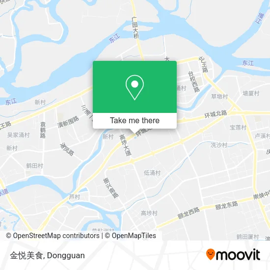 金悦美食 map
