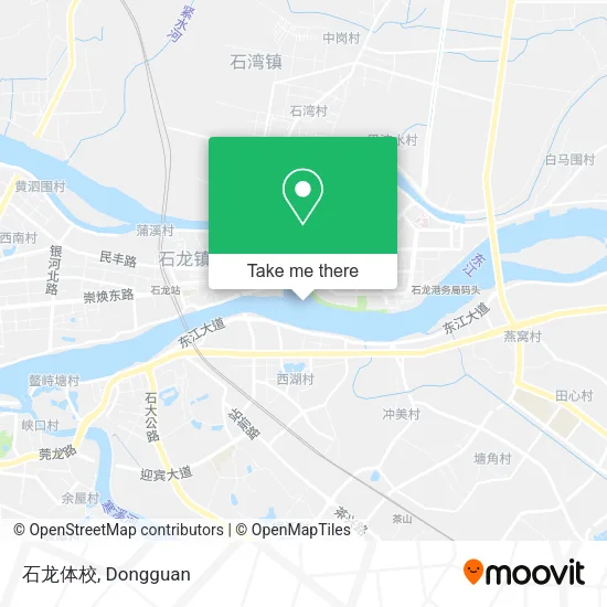 石龙体校 map