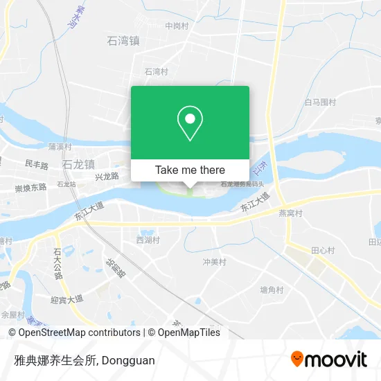 雅典娜养生会所 map