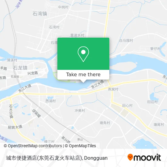 城市便捷酒店(东莞石龙火车站店) map