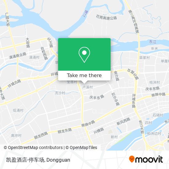 凯盈酒店-停车场 map