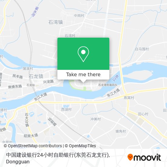 中国建设银行24小时自助银行(东莞石龙支行) map