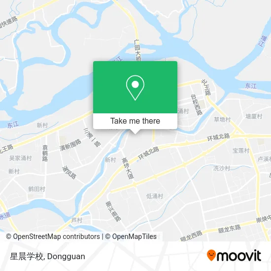星晨学校 map