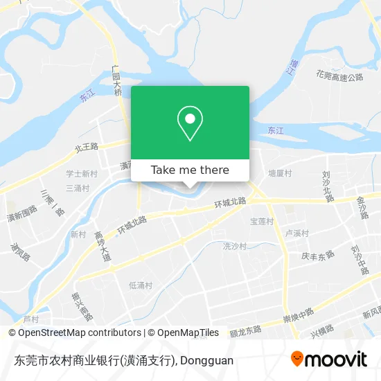 东莞市农村商业银行(潢涌支行) map