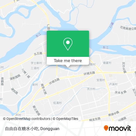 自由自在糖水小吃 map