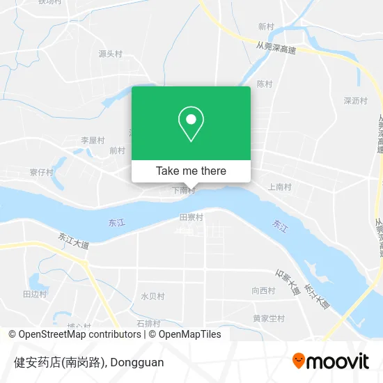 健安药店(南岗路) map