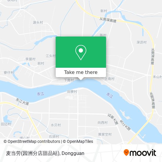 麦当劳(园洲分店甜品站) map