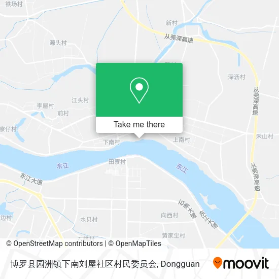 博罗县园洲镇下南刘屋社区村民委员会 map