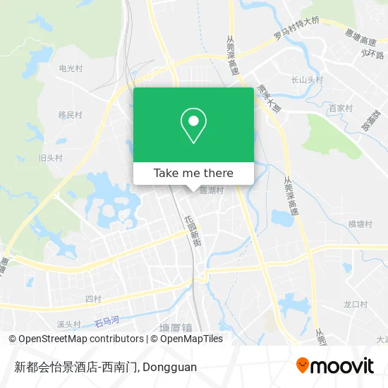 新都会怡景酒店-西南门 map