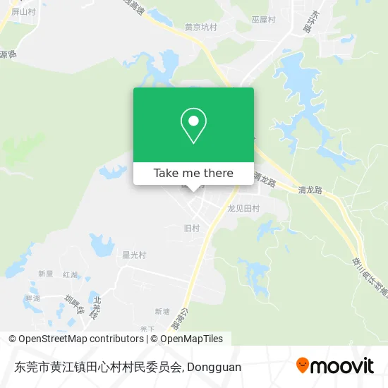 东莞市黄江镇田心村村民委员会 map