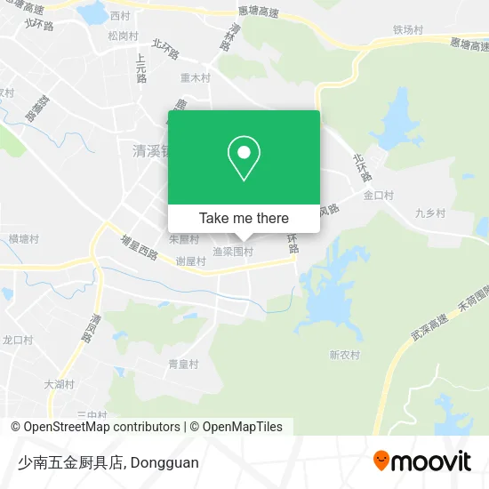 少南五金厨具店 map