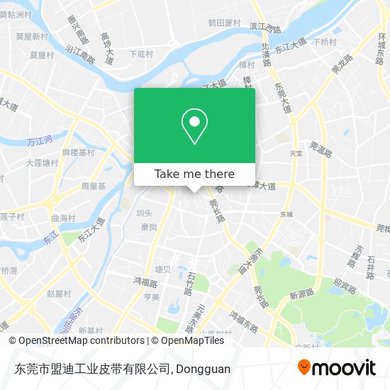 东莞市盟迪工业皮带有限公司 map