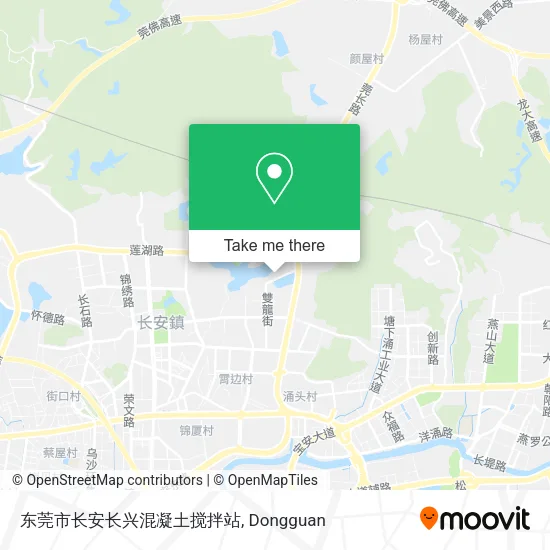 东莞市长安长兴混凝土搅拌站 map