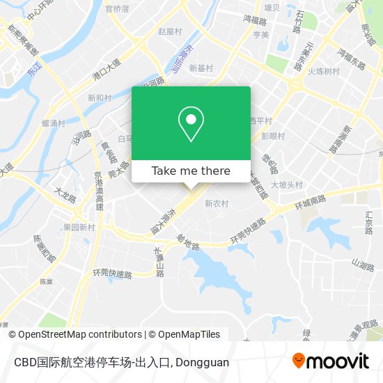 CBD国际航空港停车场-出入口 map