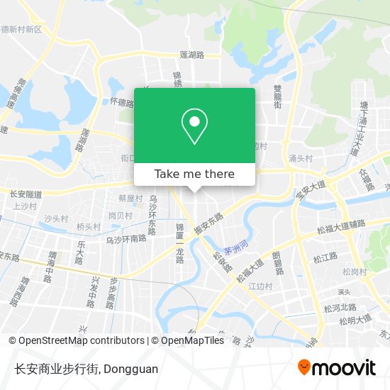 长安商业步行街 map