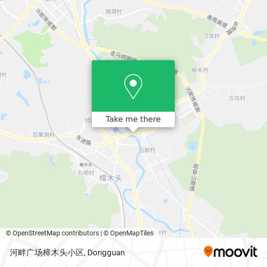 河畔广场樟木头小区 map