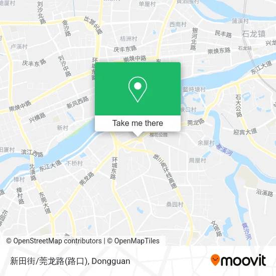 新田街/莞龙路(路口) map