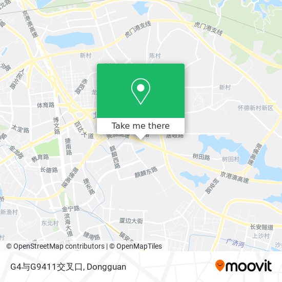 G4与G9411交叉口 map