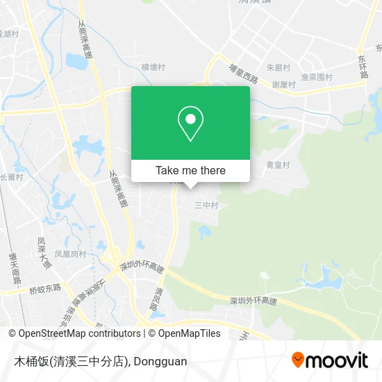 木桶饭(清溪三中分店) map