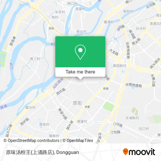 原味汤粉王(上涌路店) map