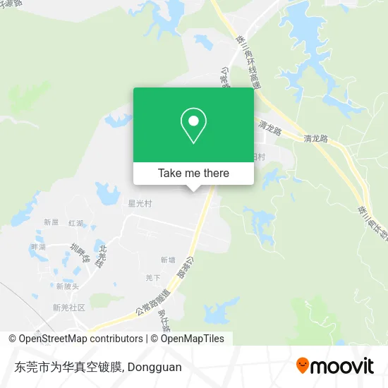 东莞市为华真空镀膜 map