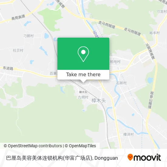 巴厘岛美容美体连锁机构(华富广场店) map