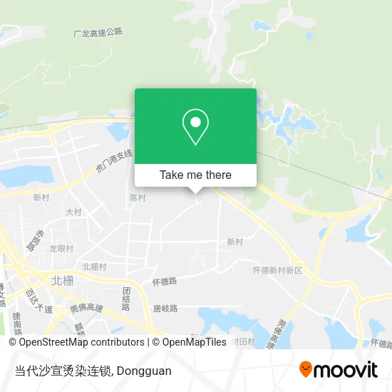 当代沙宣烫染连锁 map