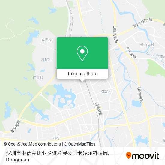 深圳市中信宝物业投资发展公司卡妮尔科技园 map