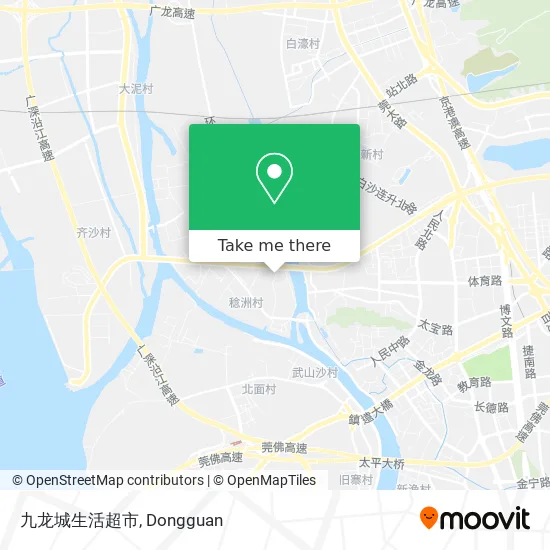 九龙城生活超市 map