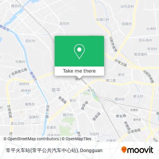 常平火车站(常平公共汽车中心站) map